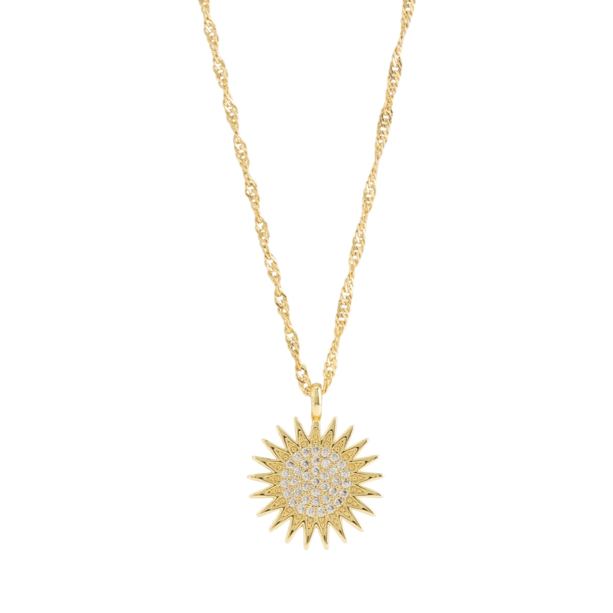 Kurdistan Kette Sonne Gold | Damen